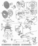 Part Location Diagram of 491531 Briggs and Stratton Body-Lower Carburetor